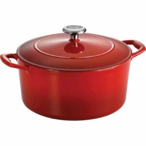 Tramontina - Gourmet Enameled Cast Iron 5.5-Quart Dutch Oven - Gradated Red