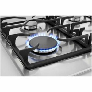 Whirlpool - 24" Built-In Gas Cooktop - Stainless Steel