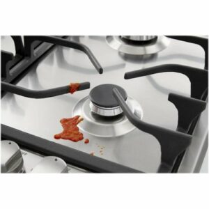 Whirlpool - 24" Built-In Gas Cooktop - Stainless Steel