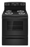 Amana - 4.8 Cu. Ft. Freestanding Electric Range - Black