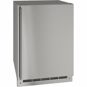 U-Line - 4.9 Cu. Ft. Upright Freezer - Stainless Steel