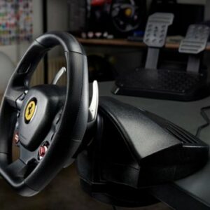 Thrustmaster - T80 Ferrari 488 GTB Edition Racing Wheel for PlayStation 5, 4 and Windows - Black