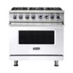 Viking - VGR Freestanding 7-Series Gas 36"W Range - White