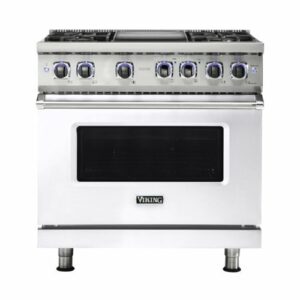 Viking - VGR Freestanding 7-Series Gas 36"W Range - White