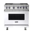 Viking - VGR Freestanding 7-Series Gas 36"W Range - White