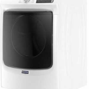 Maytag - 7.3 Cu. Ft. Stackable Electric Dryer with Steam and Extra Power Button - White