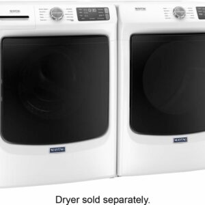 Maytag - 4.5 Cu. Ft. High-Efficiency Stackable Front Load Washer with Steam and Fresh Spin - White