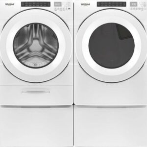 Whirlpool - 7.4 Cu. Ft. Stackable Gas Dryer with Wrinkle Shield Option - White