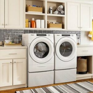 Whirlpool - 7.4 Cu. Ft. Stackable Gas Dryer with Wrinkle Shield Option - White