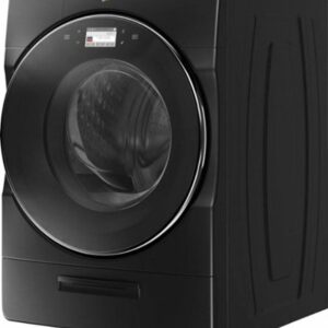 Whirlpool - 5.0 Cu. Ft. High Efficiency Stackable Smart Front Load Washer with Steam and Load & Go XL Dispenser - Black Shadow