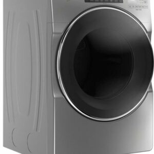 Whirlpool - 7.4 Cu. Ft. Stackable Electric Dryer with Steam and Wrinkle Shield Plus Option - Chrome Shadow