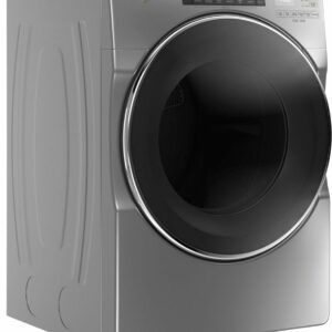 Whirlpool - 7.4 Cu. Ft. Stackable Electric Dryer with Steam and Wrinkle Shield Plus Option - Chrome Shadow