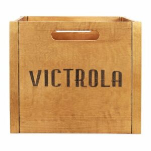 Victrola - Record and Vinyl Crate - Brown