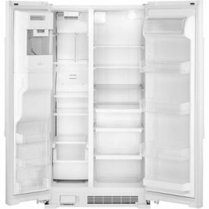 Maytag - 24.5 Cu. Ft. Side-by-Side Refrigerator - White