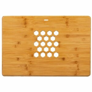 LapGear - Bamboo Pro Lap Board for 17.3" Laptop - Natural