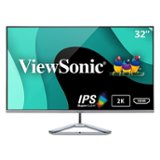 ViewSonic - VX3276-2K-MHD 32" IPS LCD UHD Monitor (DisplayPort and HDMI) - Silver