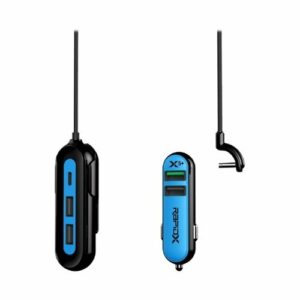 RapidX - X5 Plus Vehicle Charger - Blue On Black