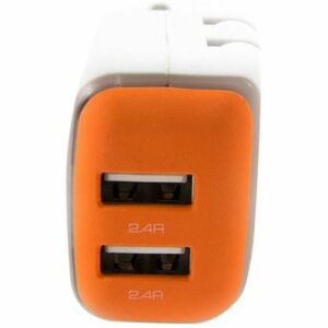 RapidX - DualX Vehicle/Wall USB Charger - Orange