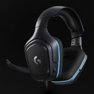 Logitech - G432 Wired Gaming Headset for PC - Black/Blue