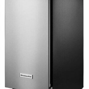 KitchenAid - 15" 22.8-Lb. Built-In Icemaker - Stainless Steel