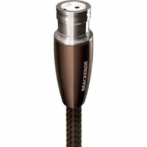 AudioQuest - Mackenzie 1.64' XLR Cable - Black/Brown Braid