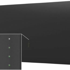 Mohu - Arc Pro Indoor Amplified HDTV Antenna 60-Mile Range - Black