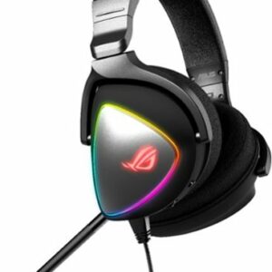 ASUS - ROG Delta RGB Wired Gaming Headset for PC, Mac, PS4, Nintendo Switch, Mobile Devices - Black