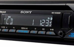 Sony - In-Dash Receiver - Built-in Bluetooth with Detachable Faceplate - Black