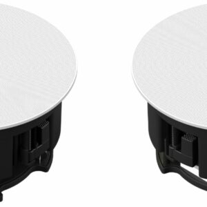 Sonos - Architectural 6-1/2" Passive 2-Way In-Ceiling Speakers (Pair) - White