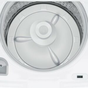 GE - 4.5 cu ft Top Load Washer with Precise Fill, Deep Fill, Deep Clean and Deep Rinse - White on White