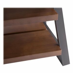 Simpli Home - Adler TV Stand for Most TVs Up to 72" - Light Walnut Brown