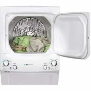 GE - 3.9 Cu. Ft. Top Load Washer and 5.9 Cu.Ft Electric Dryer Laundry Center - White