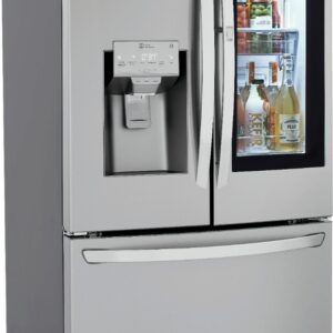 LG - 29.7 Cu. Ft. French Door-in-Door Smart Refrigerator with Craft Ice - Stainless Steel