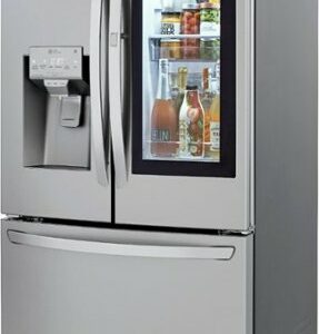 LG - 29.7 Cu. Ft. French Door-in-Door Smart Refrigerator with Craft Ice - Stainless Steel