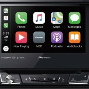 Pioneer - 7" Motorized Android Auto™ and Apple CarPlay® Bluetooth® Digital Media (DM) Receiver - Black