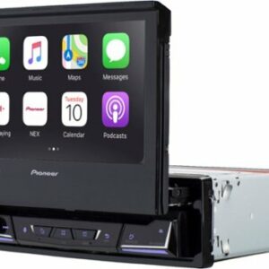 Pioneer - 7" Motorized Android Auto™ and Apple CarPlay® Bluetooth® Digital Media (DM) Receiver - Black