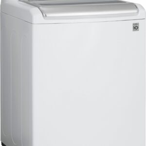 LG - 5.5 Cu. Ft. High-Efficiency Smart Top Load Washer with TurboWash3D Technology - White