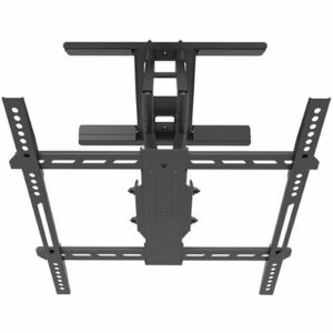 Kanto - Full-Motion TV Wall Mount for Most 34" - 65" TVs - Extends 17" - Black