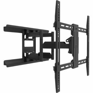 Kanto - Full-Motion TV Wall Mount for Most 34" - 65" TVs - Extends 17" - Black