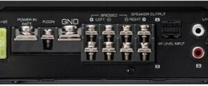 Kenwood - Class D Bridgeable Multichannel Amplifier with Variable Crossovers - Black