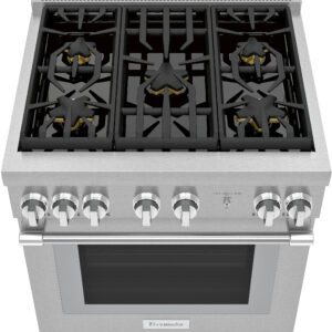 Thermador - Professional Series 4.4 Cu. Ft. Freestanding Dual Fuel Convection Range with Self-Cleaning and 5 Star Burners - Stainless Steel