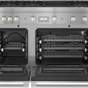 Thermador - Pro Harmony 6.8 Cu. Ft. Freestanding Double Oven Dual Fuel Convection Range with Wifi - Stainless Steel