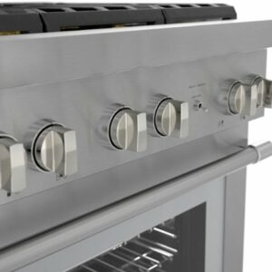 Thermador - ProHarmony 4.4 Cu. Ft. Freestanding Gas Convection Range with ExtraLow Select Burners - Stainless Steel