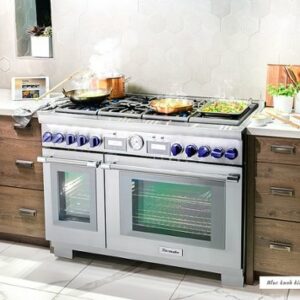 Thermador - ProGrand 8.2 Cu. Ft. Freestanding Double Oven Dual Fuel LP Convection Range with Self-Cleaning - Stainless Steel