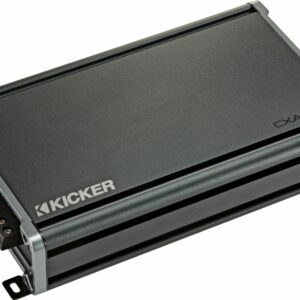 KICKER - CX 1200W Class D Digital Mono Amplifier with Variable Low-Pass Crossover - Black