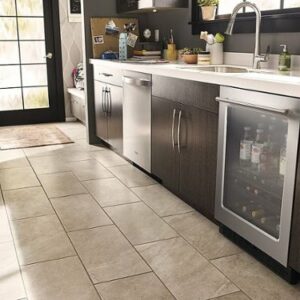 Whirlpool - 14-Bottle Dual Zone Wine Refrigerator - Stainless Steel