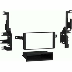 Metra - Dash Kit for Select 2001-2007 Toyota DIN DDIN - Matte Black