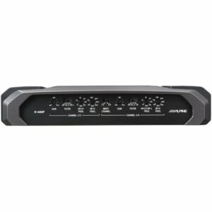 Alpine - R-Series Class D Bridgeable Multichannel Amplifier with Variable Crossovers - Black