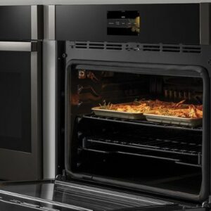 GE Profile - 30" Smart Built-In Double Electric Convection Wall Oven with Air Fry & Precision Cooking - Stainless Steel