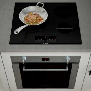 Bosch - 500 Series 24" Built-In Electric Induction Cooktop with 3 elements - Black